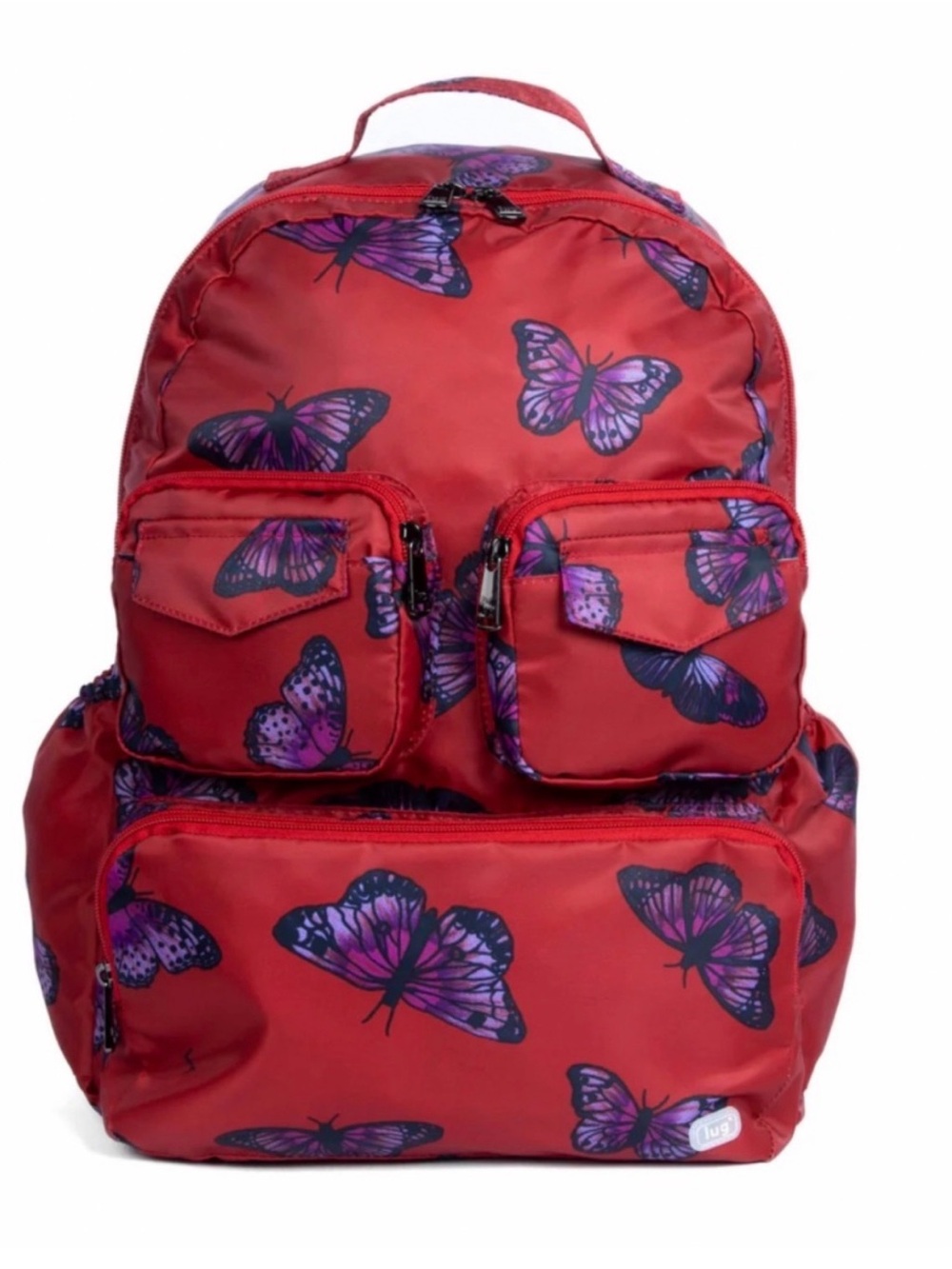 Lug Packable Puddle jumper in Butterfly Poppy NWT
